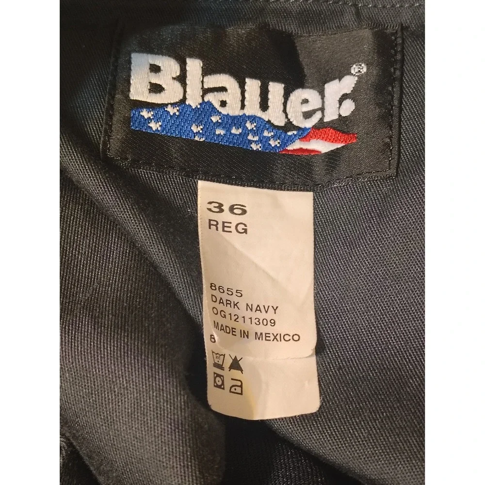 Blauer 8655 Tactical Cargo Pants Dark Navy Blue Mens 36 Reg Uniform Trousers 15 - Picture 7 of 10